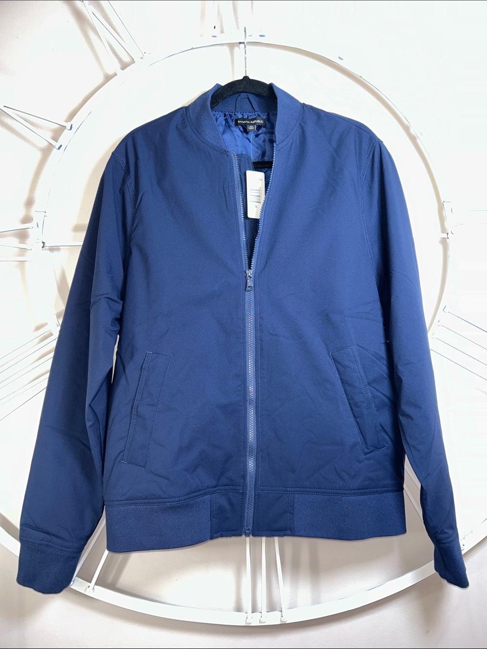 NWT Banana Republic Blue Bomber Jacket